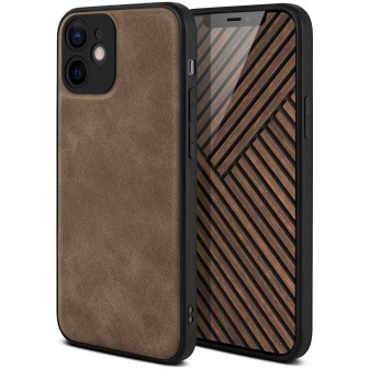 ONEFLOW Pali Case iPhone 12 mini Case Leder Optik – Taupe