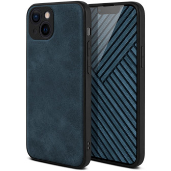 ONEFLOW Pali Case iPhone 13 mini Case Leder Optik – Mitternachtsblau