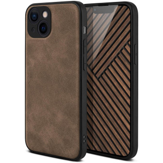 ONEFLOW Pali Case iPhone 13 Pro Max Case Leder Optik – Taupe ONEFLOW Pali Case iPhone 13 Pro Max Case Leder Optik – Taupe