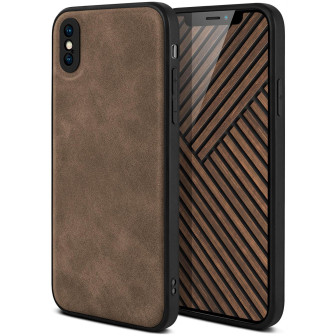 ONEFLOW Pali Case iPhone XS Case Leder Optik – Taupe ONEFLOW Pali Case iPhone XS Case Leder Optik – Taupe