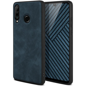 ONEFLOW Pali Case Huawei P30 Lite Case Leder Optik – Mitternachtsblau