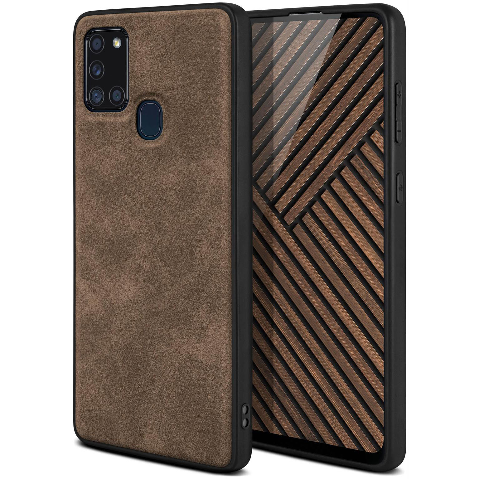 ONEFLOW Pali Case Samsung Galaxy A21s Case Leder Optik – Weiteres Produktbild 1
