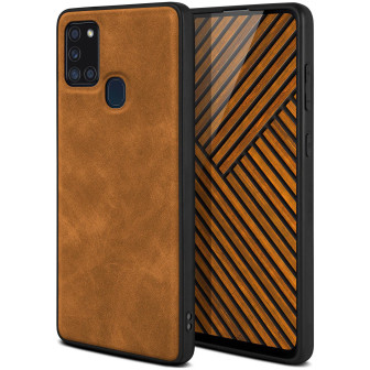 ONEFLOW Pali Case Samsung Galaxy A21s Case Leder Optik – Sattelbraun ONEFLOW Pali Case Samsung Galaxy A21s Case Leder Optik – Sattelbraun