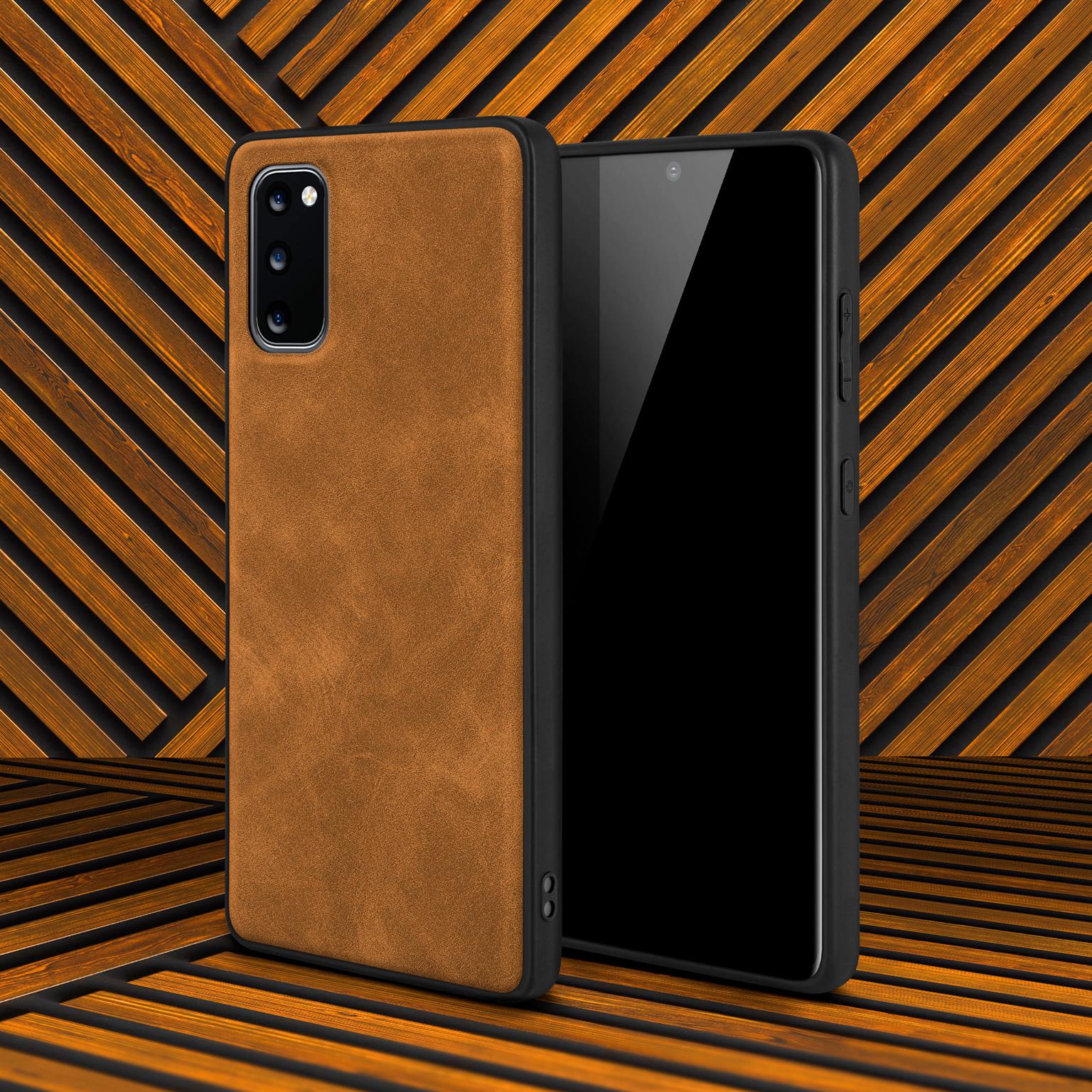 ONEFLOW Pali Case Samsung Galaxy S20 Case Leder Optik – Weiteres Produktbild 4