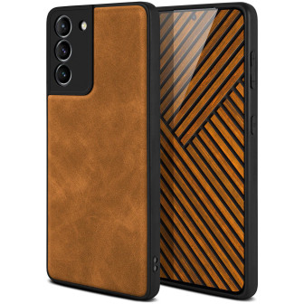 ONEFLOW Pali Case Samsung Galaxy S21 Case Leder Optik – Sattelbraun ONEFLOW Pali Case Samsung Galaxy S21 Case Leder Optik – Sattelbraun