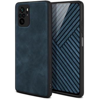 ONEFLOW Pali Case Redmi Note 10S Case Leder Optik – Mitternachtsblau