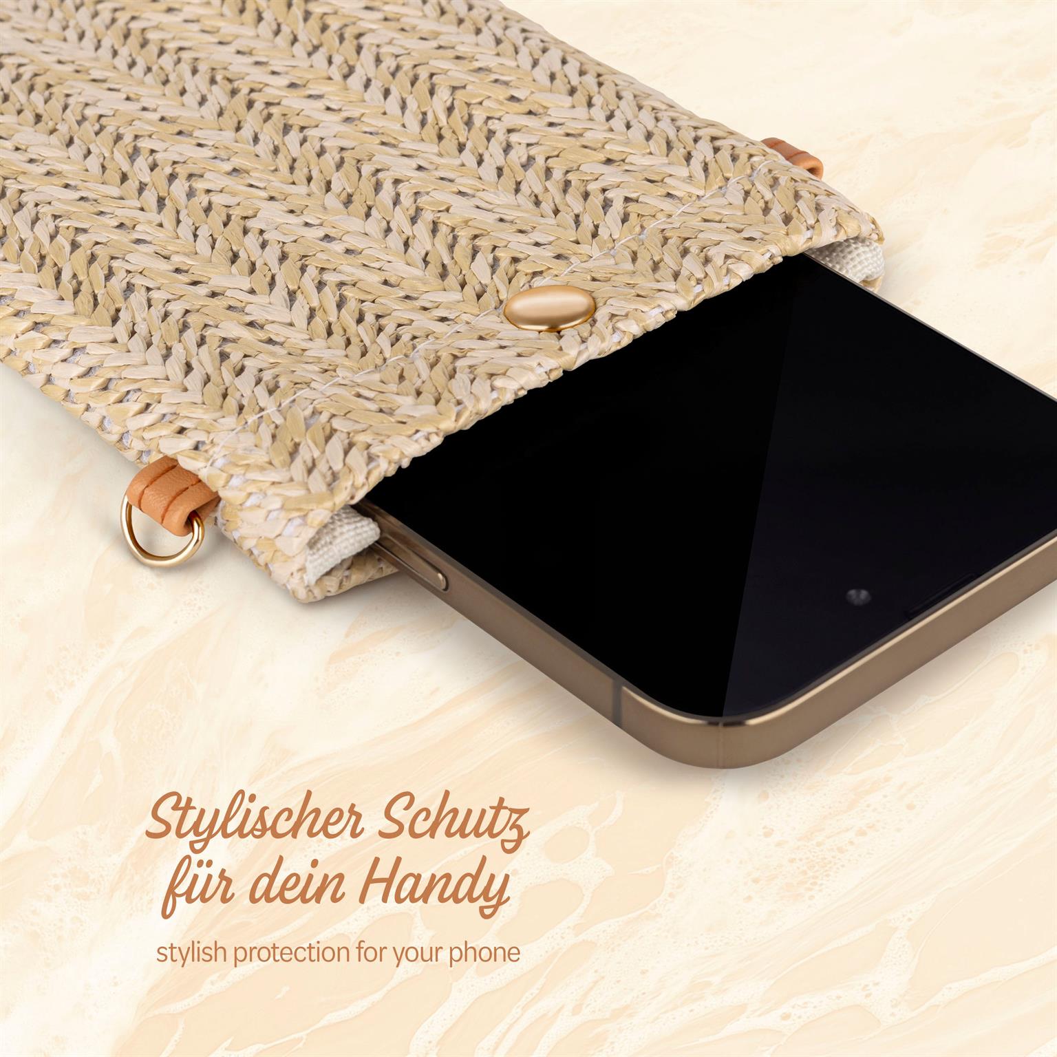 moex Handytasche zum Umhängen minimalistischer Stroh Look – Palm Pouch – Weiteres Produktbild 3 moex Handytasche zum Umhängen minimalistischer Stroh Look – Palm Pouch – Weiteres Produktbild 3