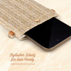 moex Handytasche zum Umhängen minimalistischer Stroh Look – Palm Pouch – Weiteres Produktbild 3