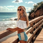 moex Handytasche zum Umhängen minimalistischer Stroh Look – Palm Pouch – Weiteres Produktbild 5