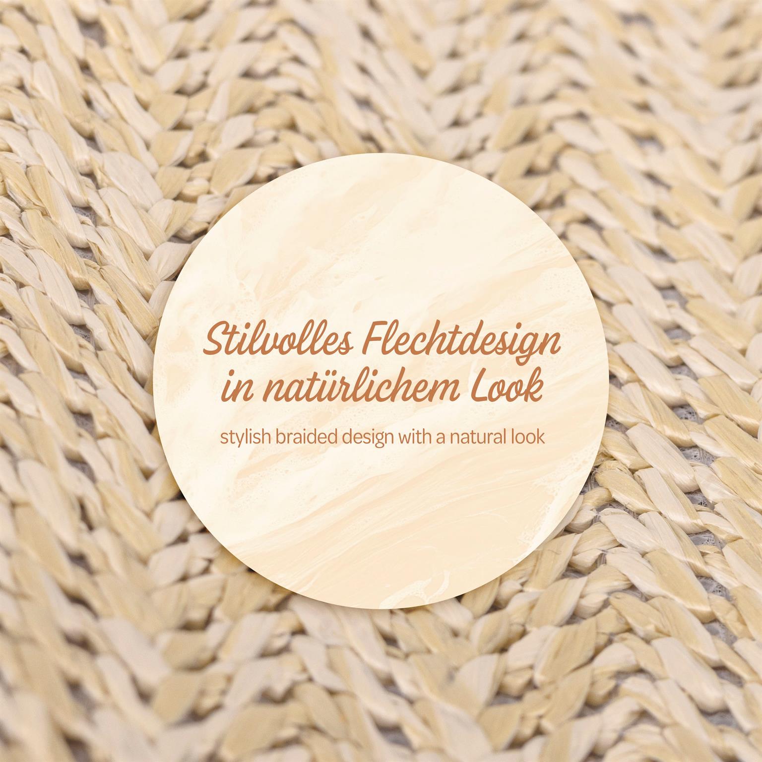 moex Handytasche zum Umhängen minimalistischer Stroh Look – Palm Pouch – Weiteres Produktbild 6