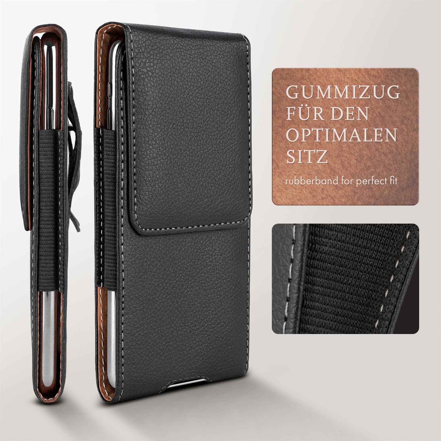 moex Plug Case HTC Desire 22 Pro Handy Gürteltasche Leder Optik – Weiteres Produktbild 2