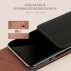 moex Plug Case Motorola Moto G84 5G Handy Gürteltasche Leder Optik – Weiteres Produktbild 2