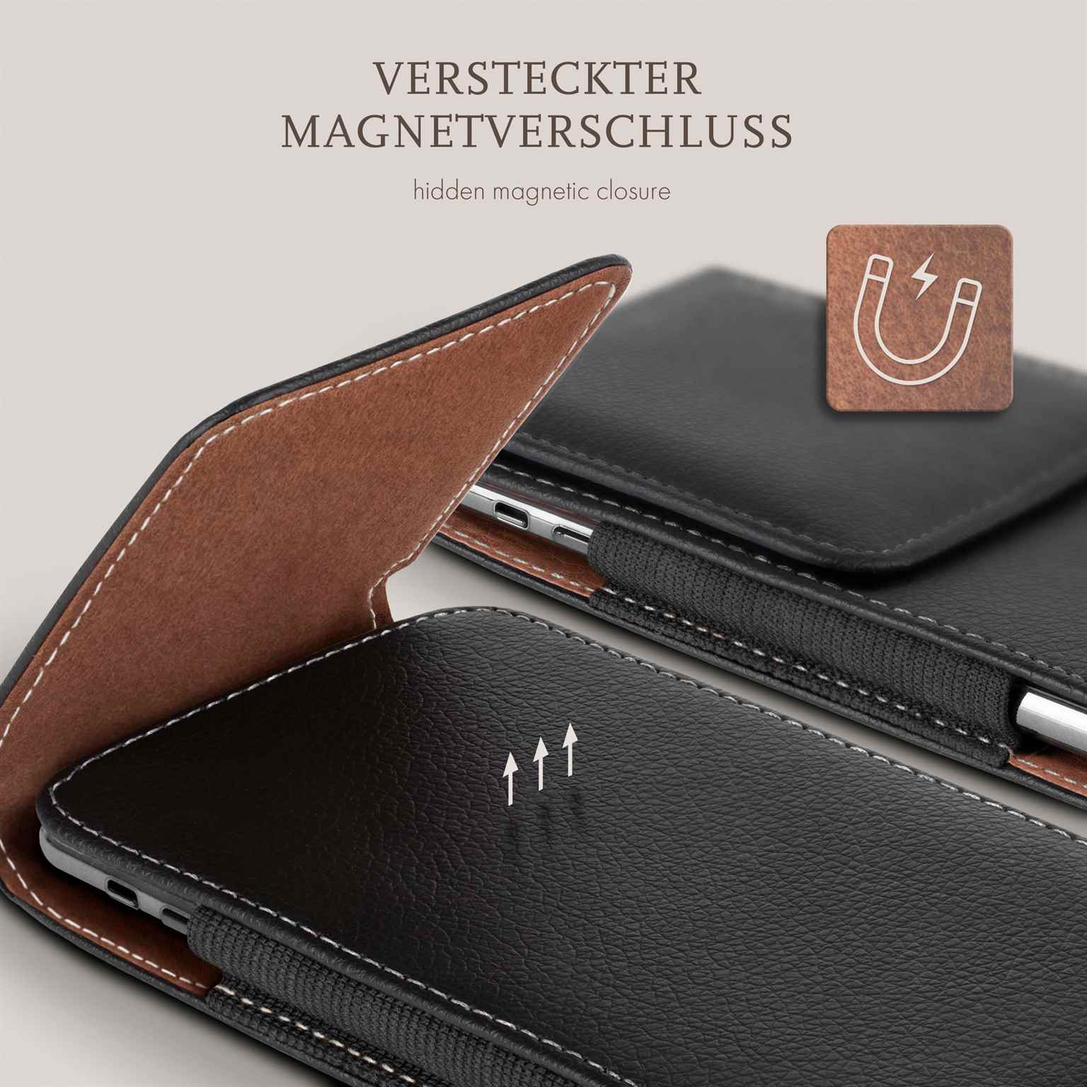 moex Plug Case Samsung Galaxy A7 (2017) Handy Gürteltasche Leder Optik – Weiteres Produktbild 3