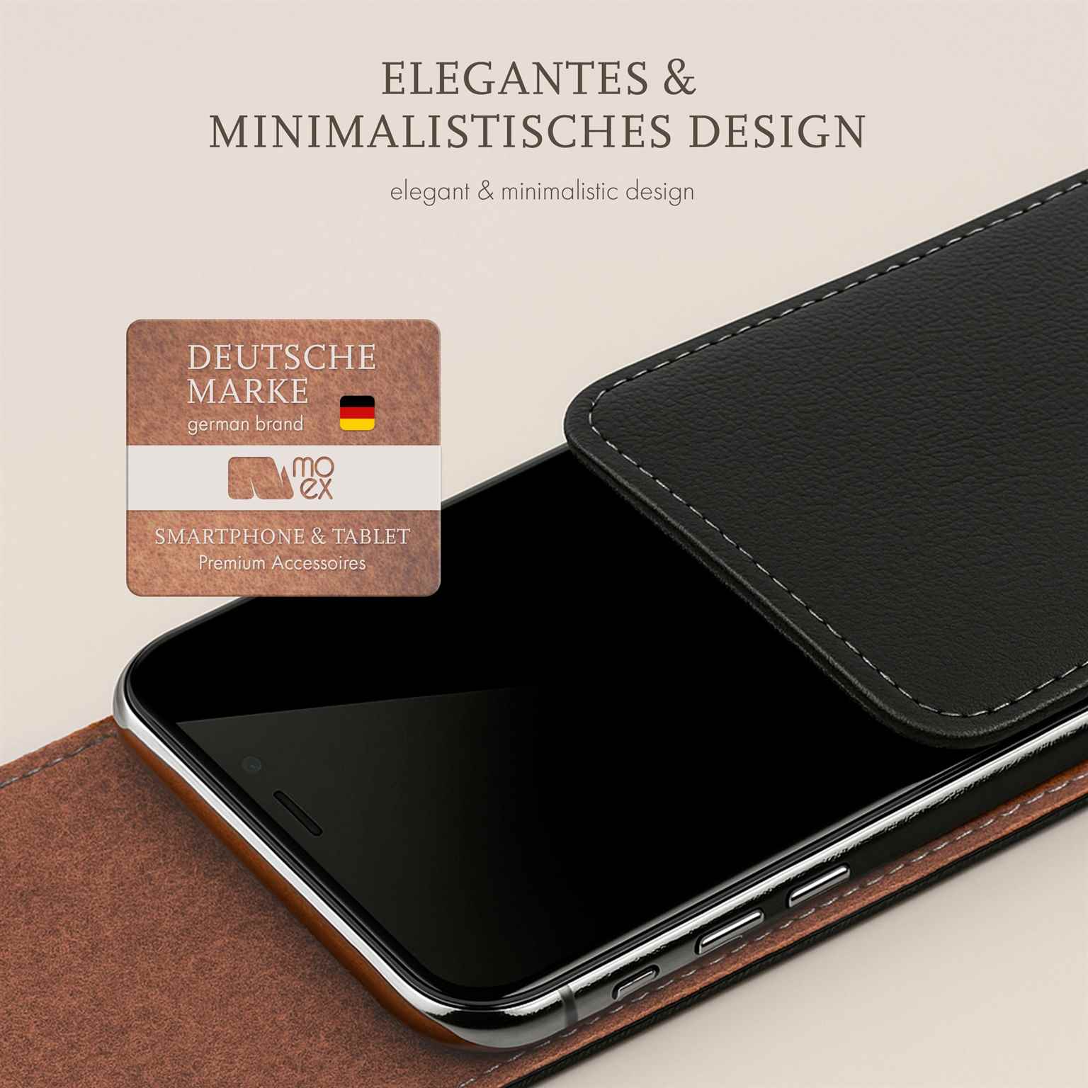 moex Plug Case Samsung Galaxy J5 (2016) Handy Gürteltasche Leder Optik – Weiteres Produktbild 1
