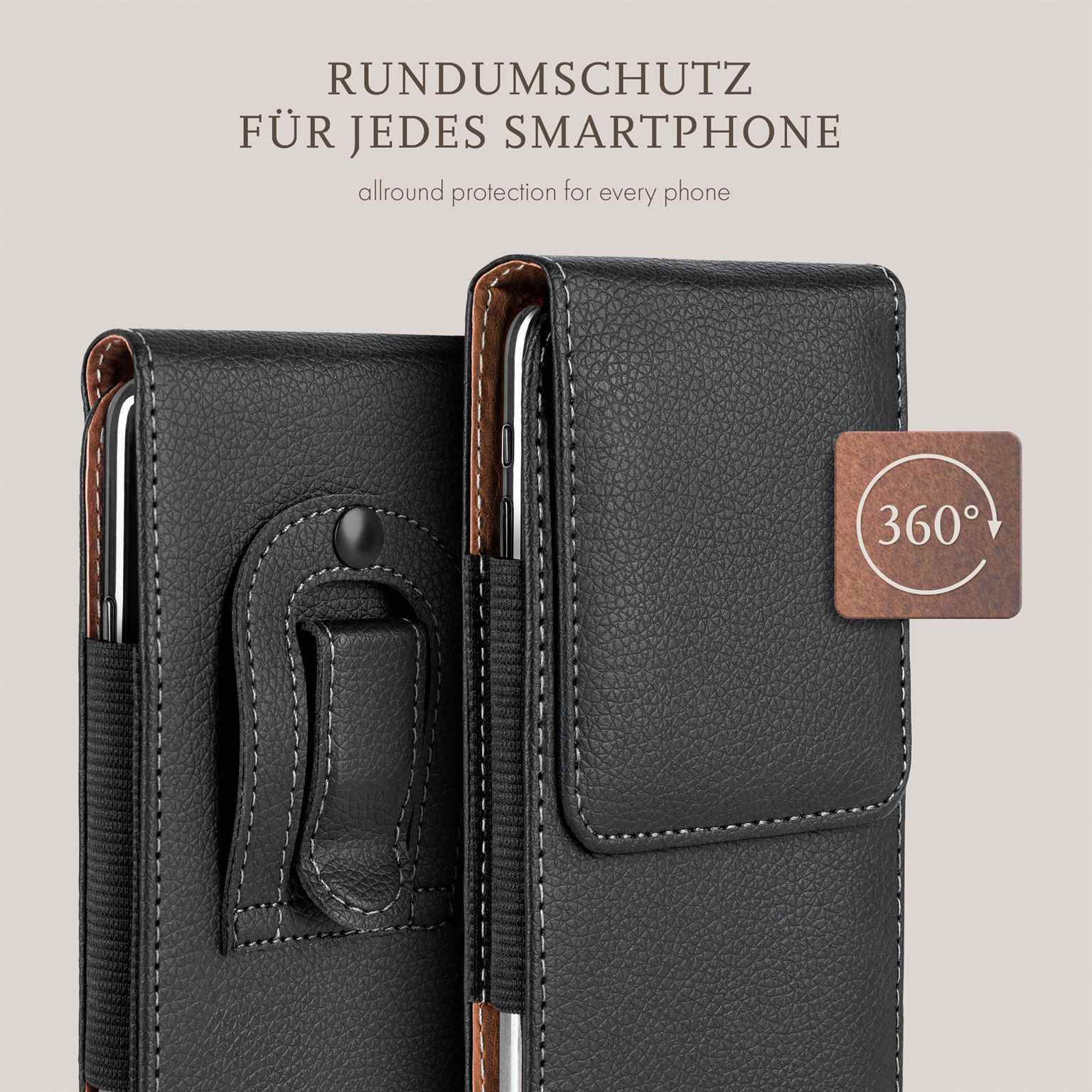 moex Plug Case Samsung Galaxy J5 (2016) Handy Gürteltasche Leder Optik – Weiteres Produktbild 6