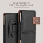 moex Plug Case vivo Y70 Handy Gürteltasche Leder Optik – Weiteres Produktbild 7
