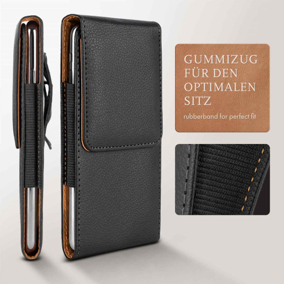 moex Plug Case für Gigaset GS5 Lite – Handy Gürteltasche aus PU Leder mit Magnetverschluss – Weiteres Produktbild 3 moex Plug Case für Gigaset GS5 Lite – Handy Gürteltasche aus PU Leder mit Magnetverschluss – Weiteres Produktbild 3