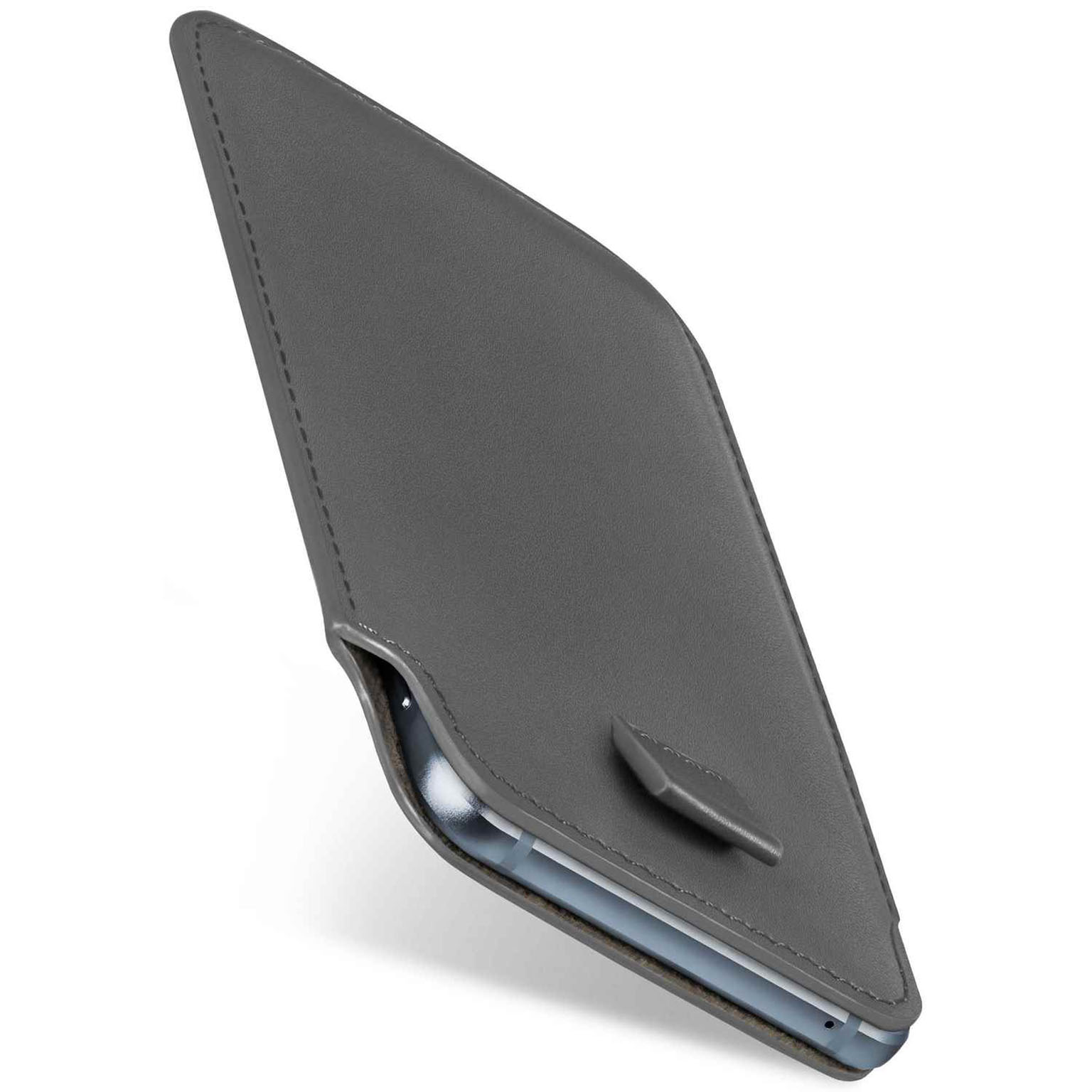 moex Pull Case iPhone 13 mini Einsteckhülle Leder Optik Hauptbild