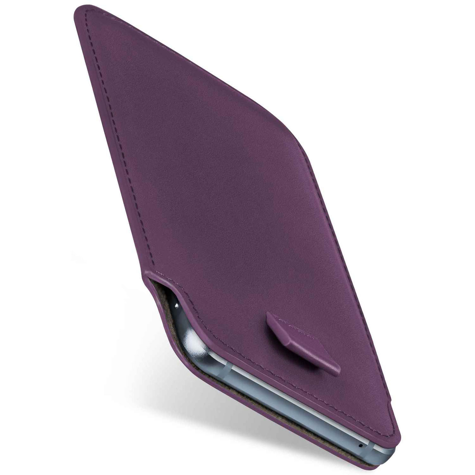 moex Pull Case iPhone 13 mini Einsteckhülle Leder Optik Hauptbild