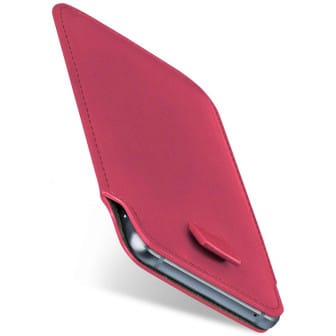 moex Pull Case iPhone 13 Einsteckhülle Leder Optik – Berry-Fuchsia moex Pull Case iPhone 13 Einsteckhülle Leder Optik – Berry-Fuchsia