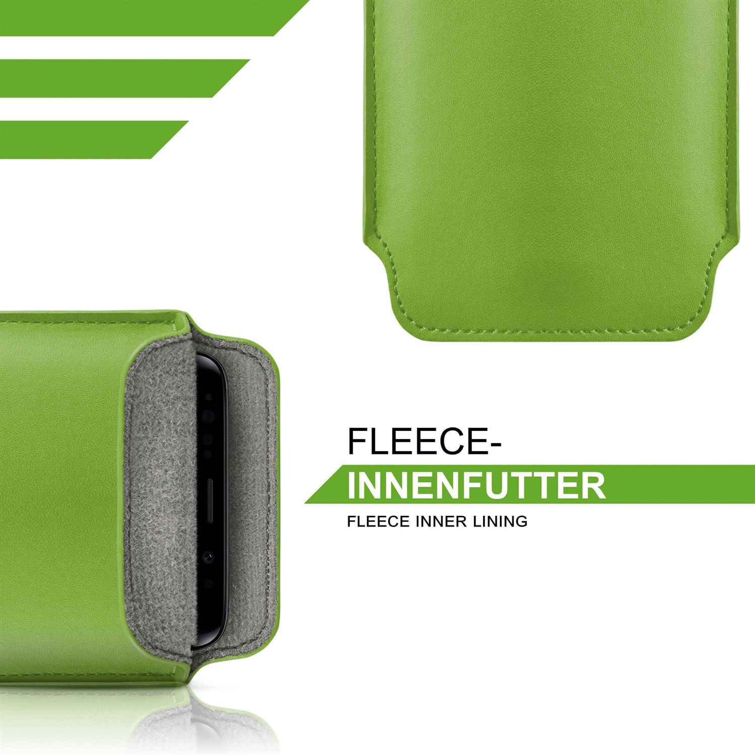moex Pull Case iPhone 4 Einsteckhülle Leder Optik – Weiteres Produktbild 1