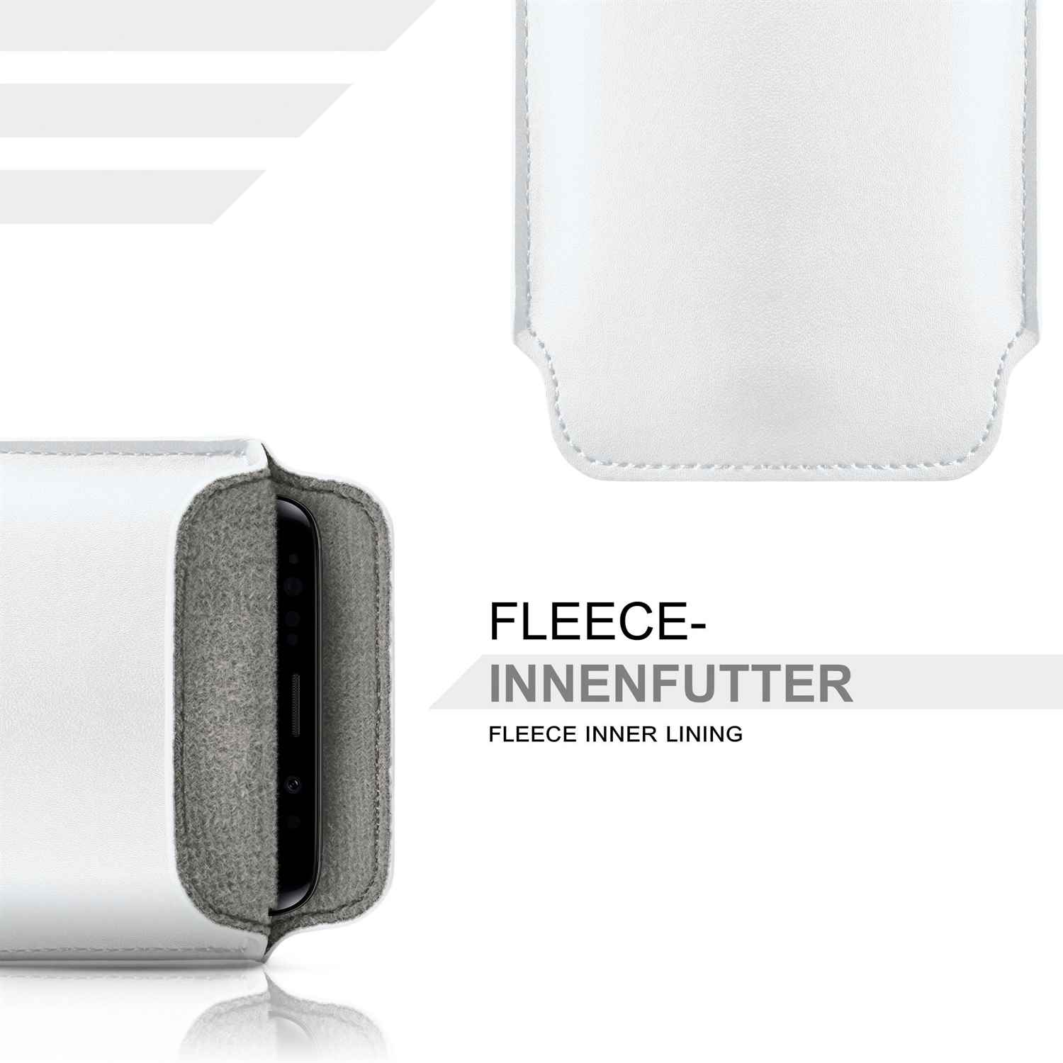 moex Pull Case iPhone 4 Einsteckhülle Leder Optik – Weiteres Produktbild 1
