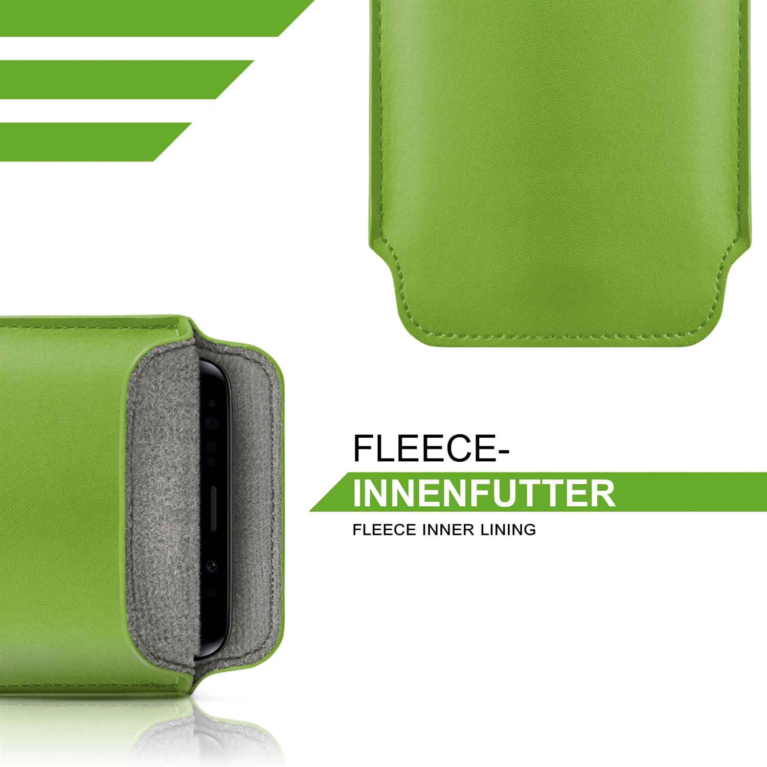 moex Pull Case iPhone 6 Einsteckhülle Leder Optik – Weiteres Produktbild 1