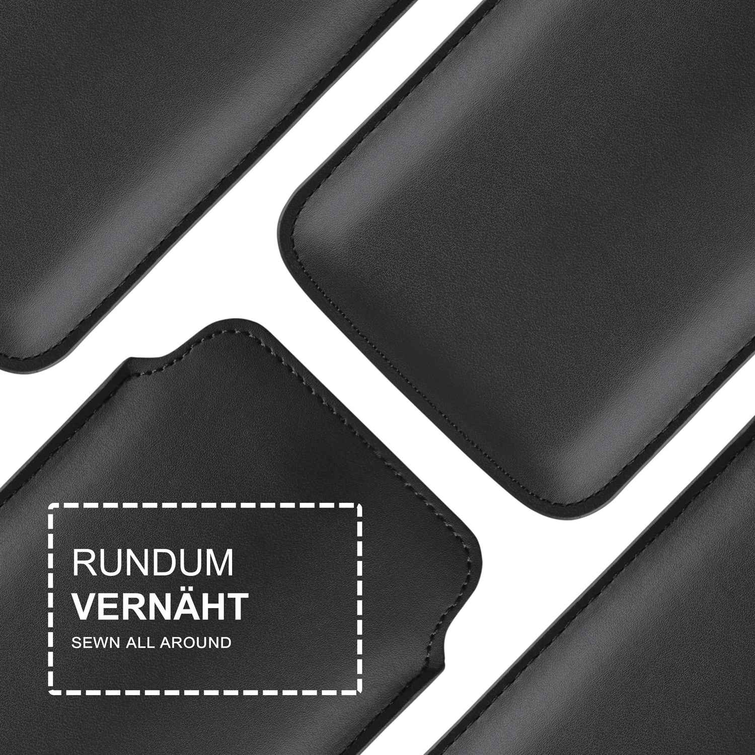 moex Pull Case iPhone 8 Einsteckhülle Leder Optik – Weiteres Produktbild 3