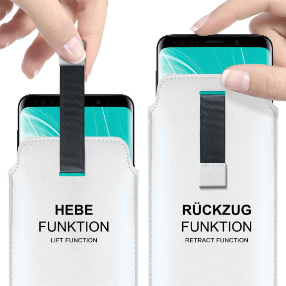 moex Pull Case Doro 8100 Einsteckhülle Leder Optik – Weiteres Produktbild 2