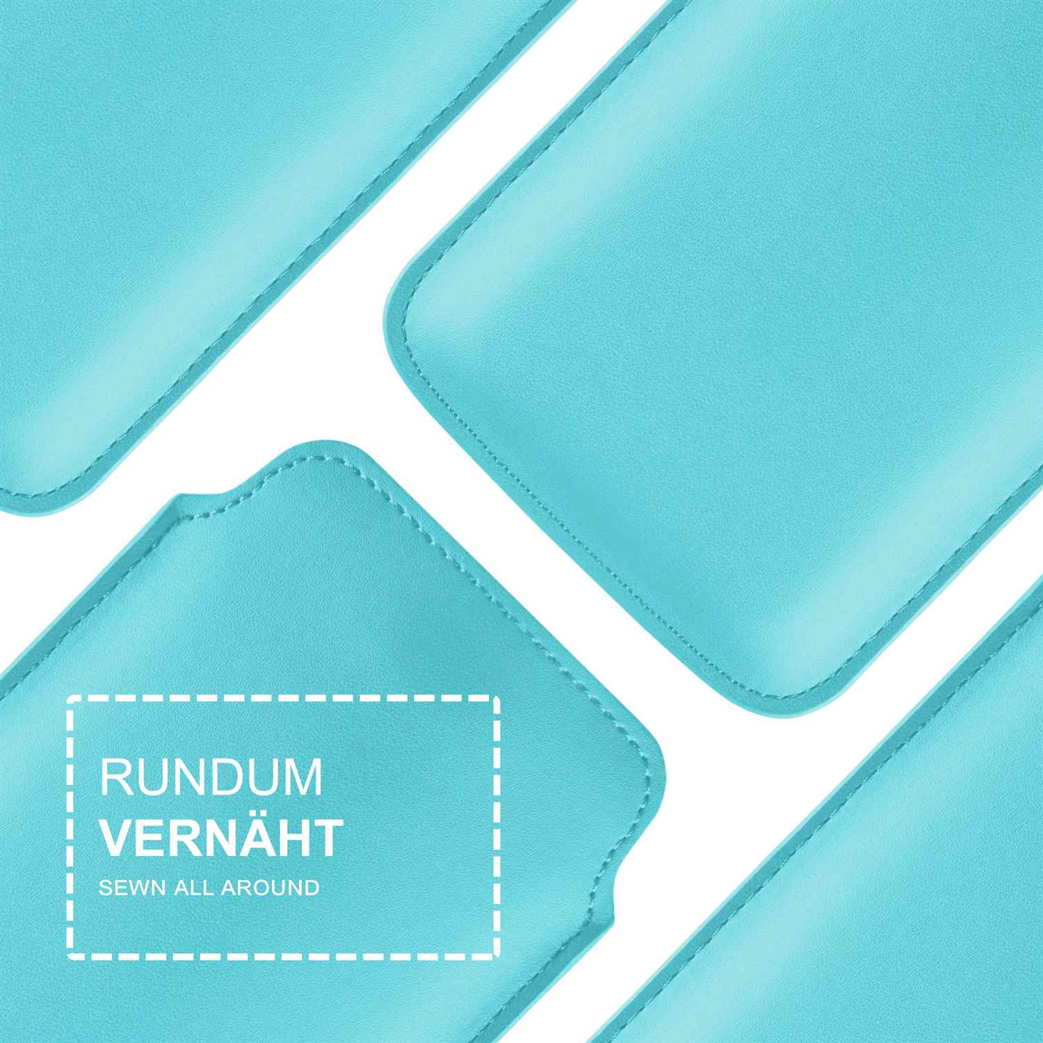 moex Pull Case Google Pixel 7 Einsteckhülle Leder Optik – Weiteres Produktbild 2
