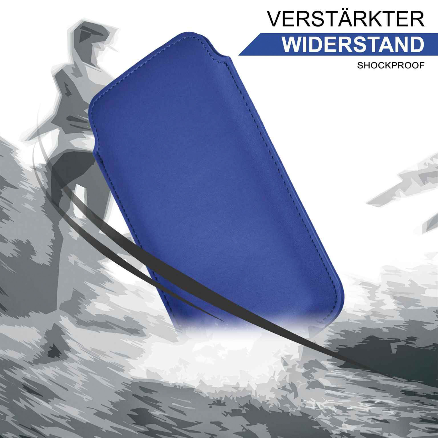 moex Pull Case Google Pixel 7a Einsteckhülle Leder Optik – Weiteres Produktbild 4