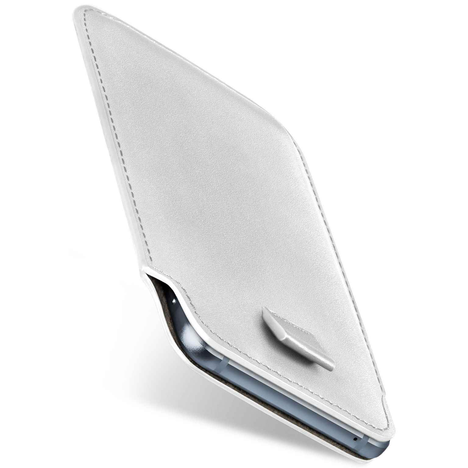 moex Pull Case Google Pixel 7a Einsteckhülle Leder Optik Hauptbild