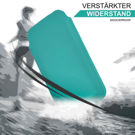 moex Pull Case Honor 400 Einsteckhülle Leder Optik – Weiteres Produktbild 5