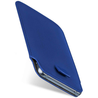 moex moex Pull Case Huawei Mate 20 Pro Einsteckhülle Leder Optik – Royal-Blue