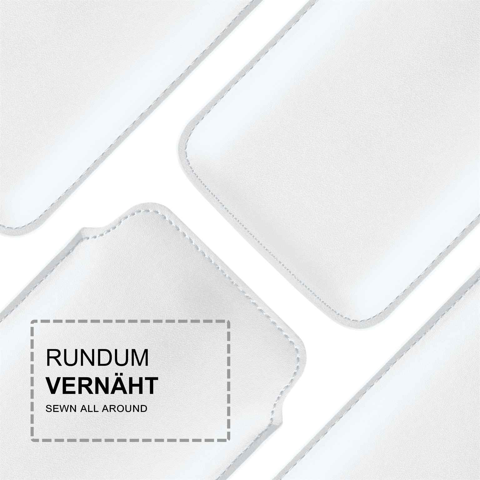 moex Pull Case Huawei P20 Einsteckhülle Leder Optik – Weiteres Produktbild 2