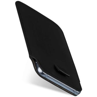 moex Pull Case iPhone 17 Einsteckhülle Leder Optik – Tiefschwarz moex Pull Case iPhone 17 Einsteckhülle Leder Optik – Tiefschwarz