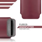 moex Pull Case iPhone 17e Einsteckhülle Leder Optik – Produktbild 3