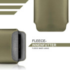 moex Pull Case iPhone 17e Einsteckhülle Leder Optik – Produktbild 3