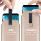 moex Pull Case iPhone 17e Einsteckhülle Leder Optik – Produktbild 2
