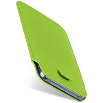 moex Pull Case iPhone 18 Pro Einsteckhülle Leder Optik – Limette moex Pull Case iPhone 18 Pro Einsteckhülle Leder Optik – Limette