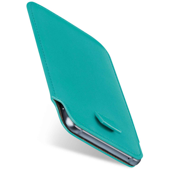 moex Pull Case iPhone 18 Pro Einsteckhülle Leder Optik – Weiteres Produktbild 1