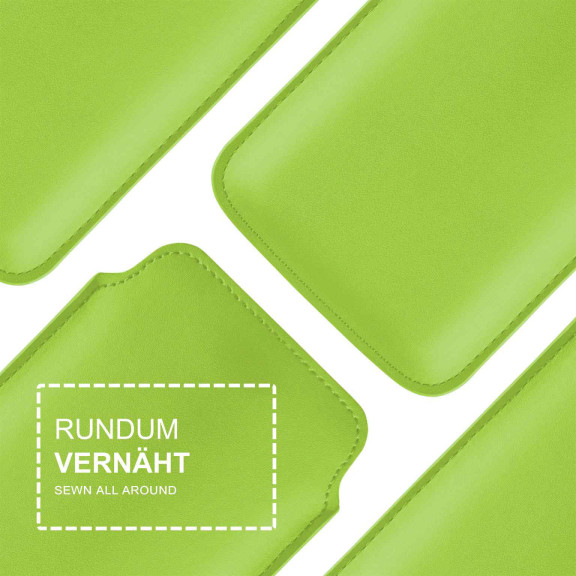 moex Pull Case iPhone Air Einsteckhülle Leder Optik – Weiteres Produktbild 4