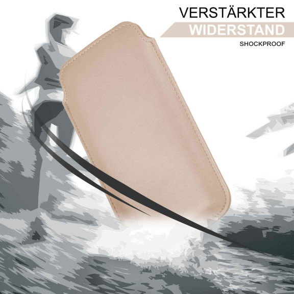 moex Pull Case Google Pixel 10 Pro Einsteckhülle Leder Optik – Weiteres Produktbild 5