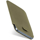 moex Pull Case Motorola Edge 60 Neo Einsteckhülle Leder Optik – Produktbild 1