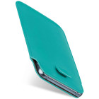 moex Pull Case Oppo A6 Pro 5G Einsteckhülle Leder Optik – Produktbild 1