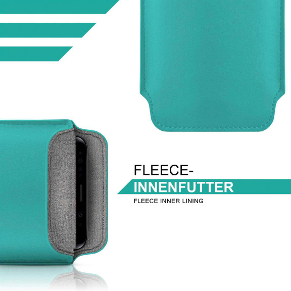 moex Pull Case Sony Xperia 10 VII Einsteckhülle Leder Optik – Weiteres Produktbild 3