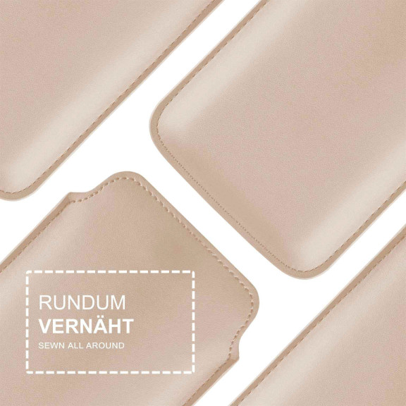 moex Pull Case Sony Xperia 10 VII Einsteckhülle Leder Optik – Weiteres Produktbild 4