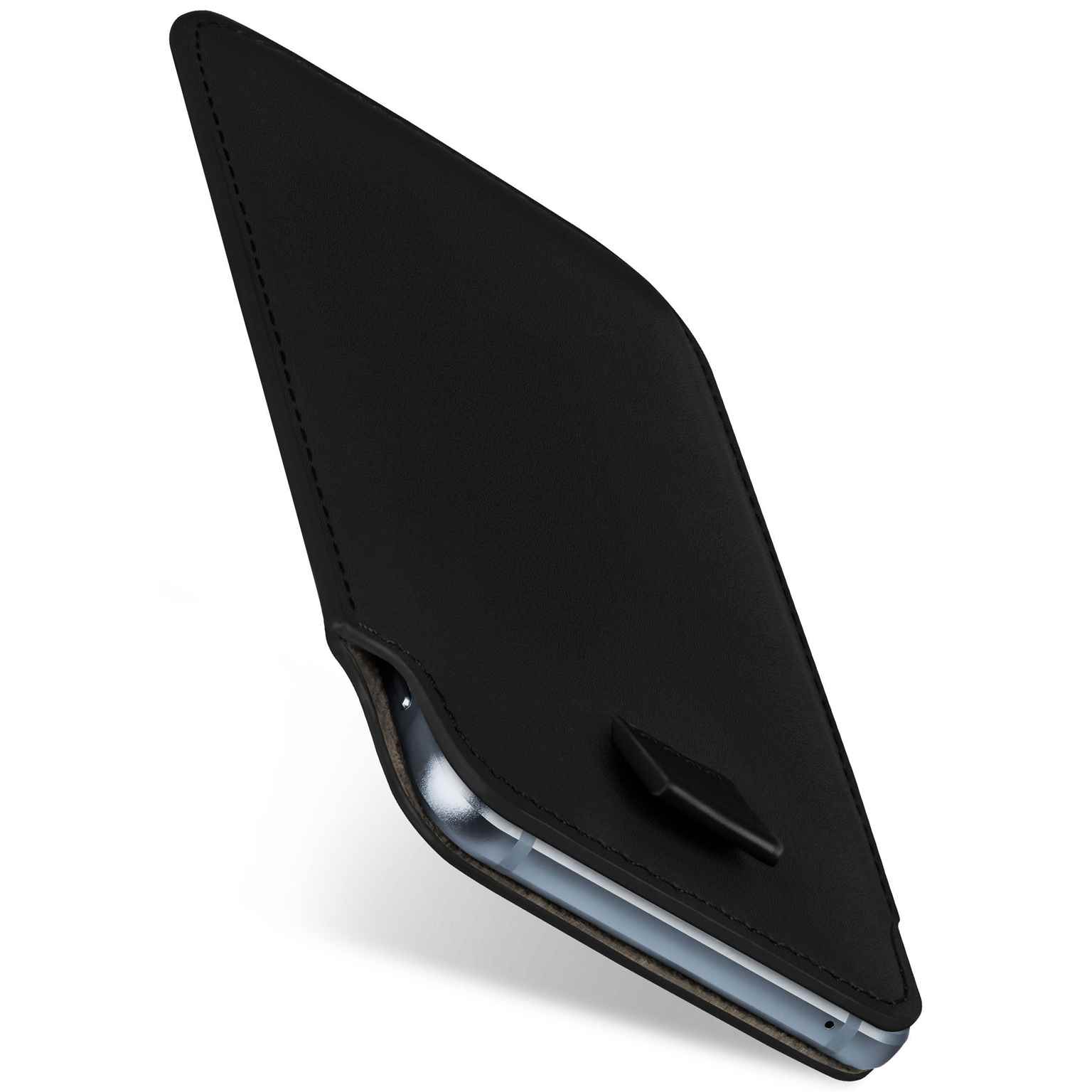 moex Pull Case Motorola Edge 50 Neo Einsteckhülle Leder Optik – Weiteres Produktbild 1