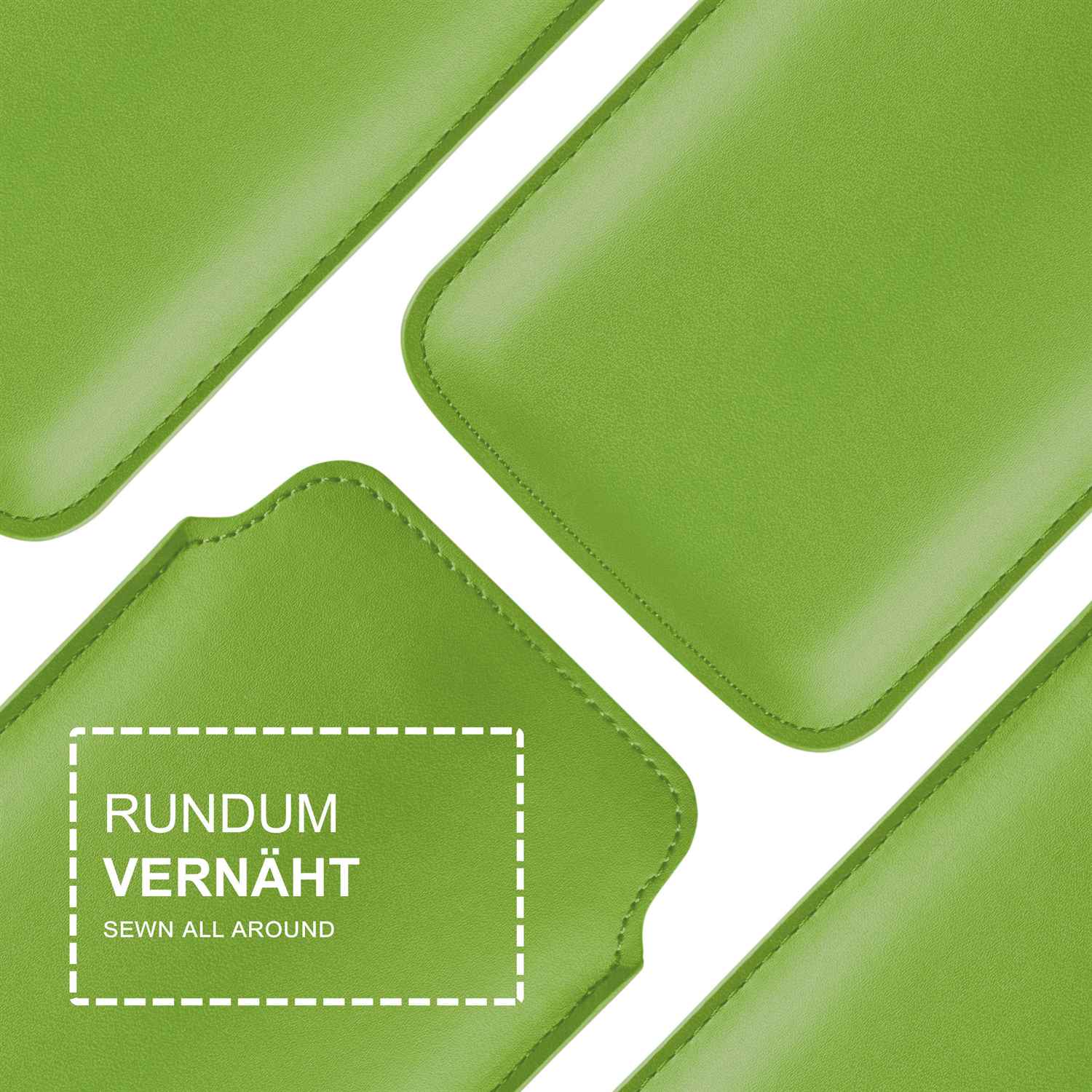 moex Pull Case Nokia X3-02 Einsteckhülle Leder Optik – Weiteres Produktbild 2