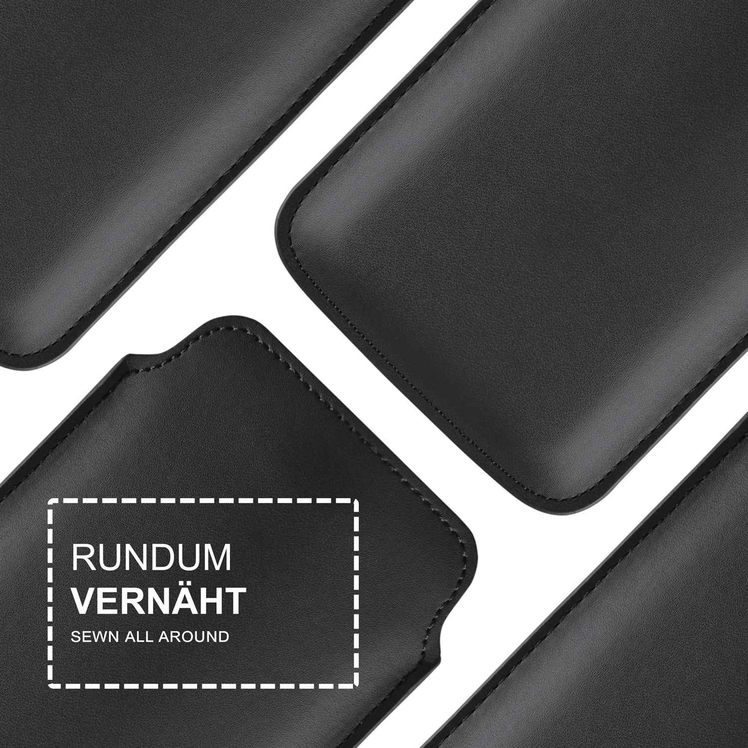 moex Pull Case Nokia X3-02 Einsteckhülle Leder Optik – Weiteres Produktbild 2